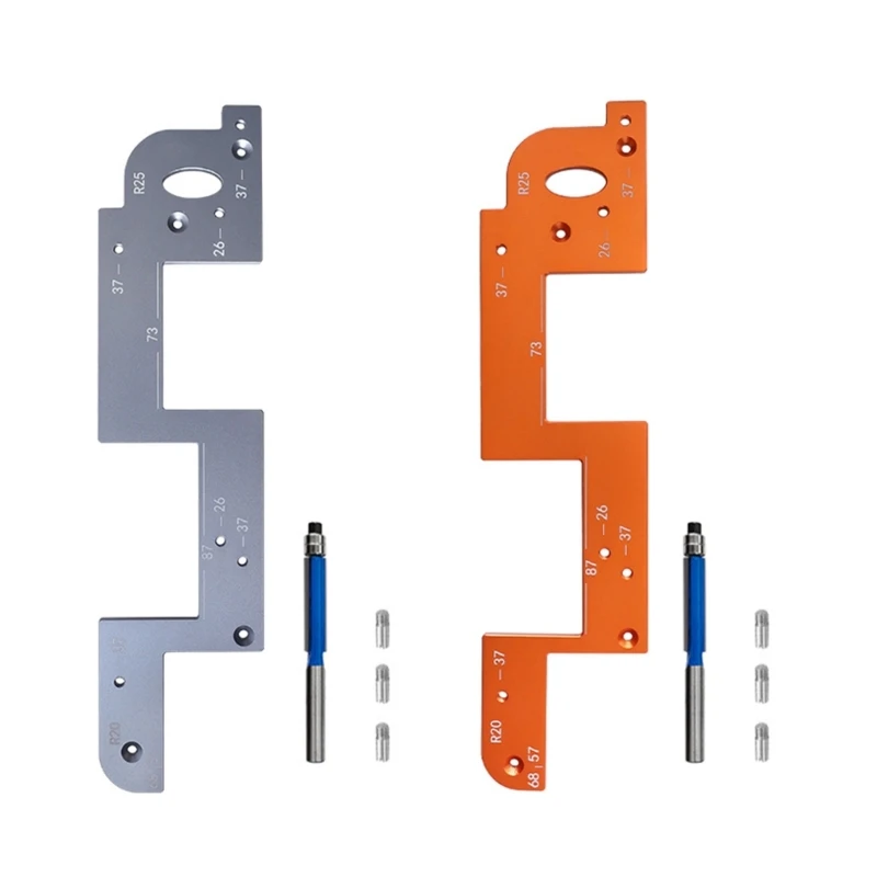 Molde recorte herramienta para forma a bordes aluminio, adecuado para materiales madera y plástico en del hogar,