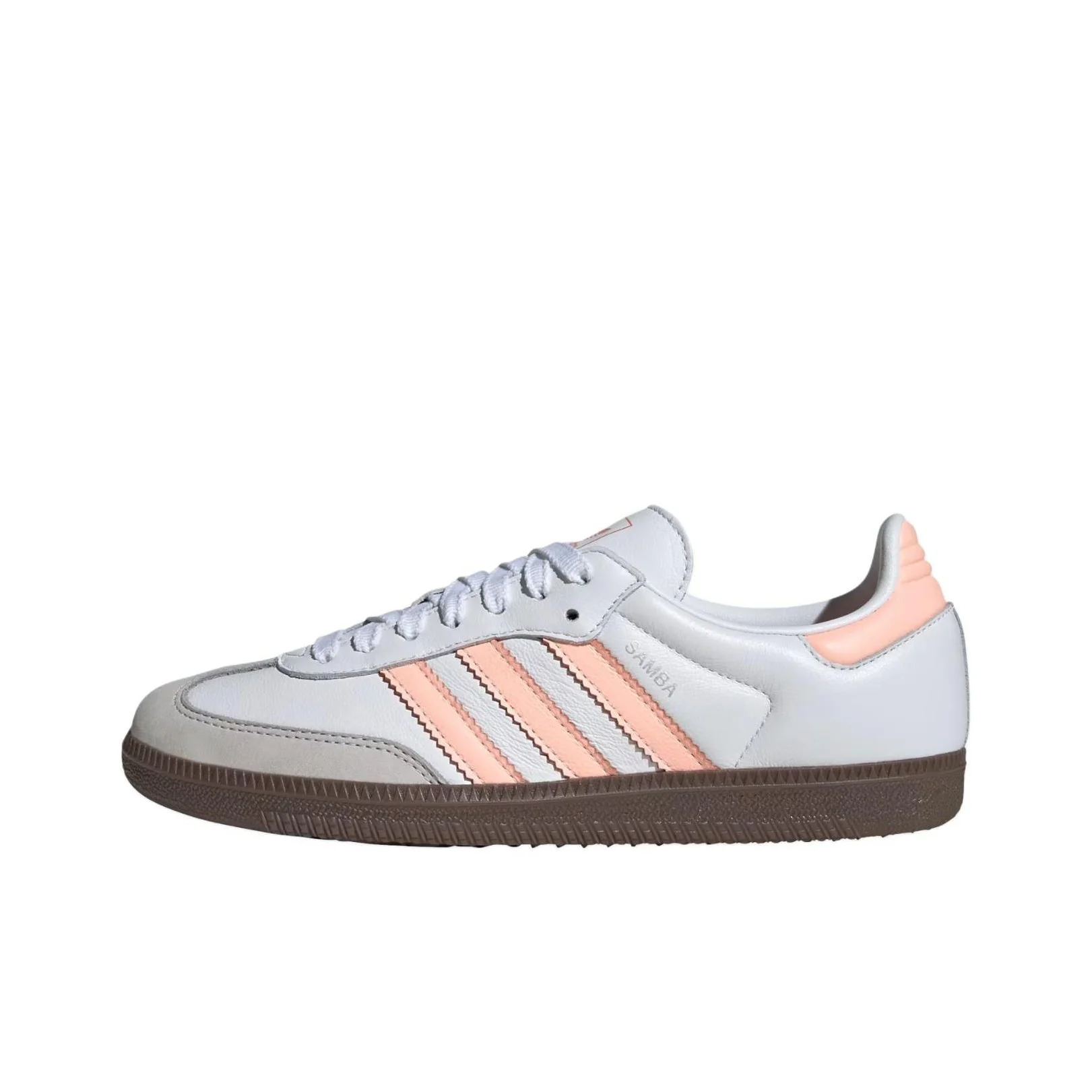 Adidas Originals SAMBA OG German Army Trainers Women's Low Top White Pink JH5687