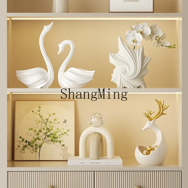 

CLL abstract art conch vase ornament high-end niche entrance TV cabinet decorative decoration