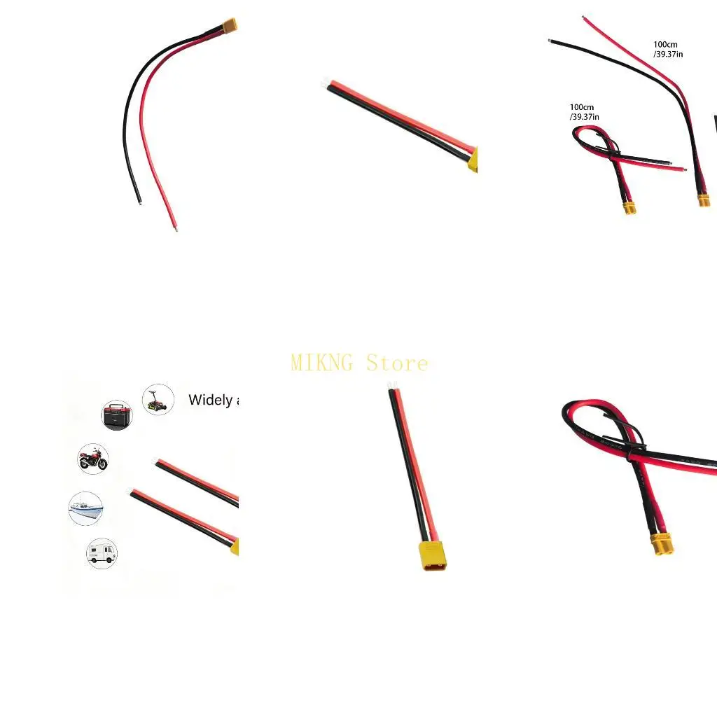 XT30 Male Female Socket Connector Plugs With 14AWG Silicone Wire for Drones Battery ESC FPV Car Best Sale