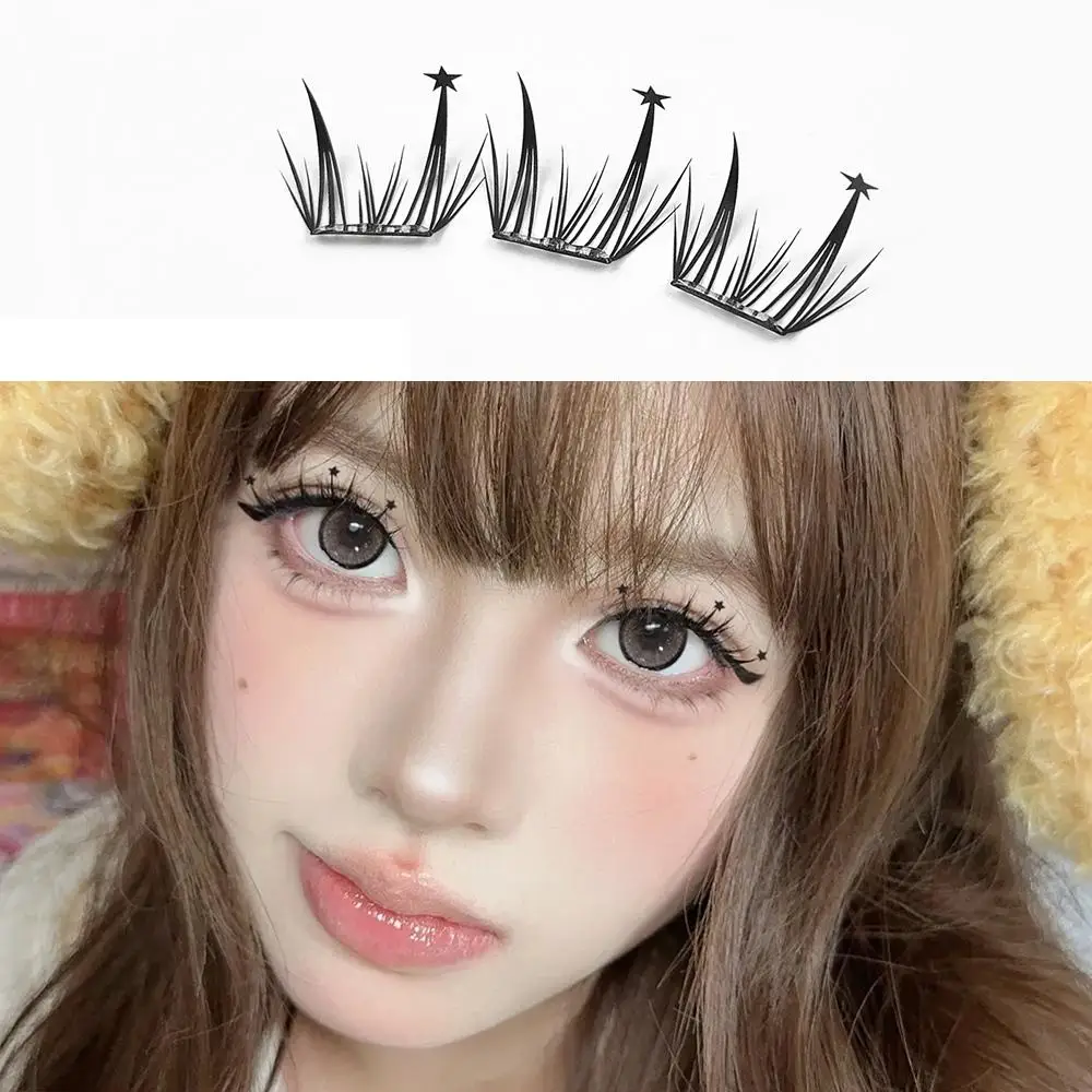 

Самоклеящиеся кластеры для украшения звезд, клей не требуется, натуральный вид, накладные ресницы на тему оленя, тонкие C завитки