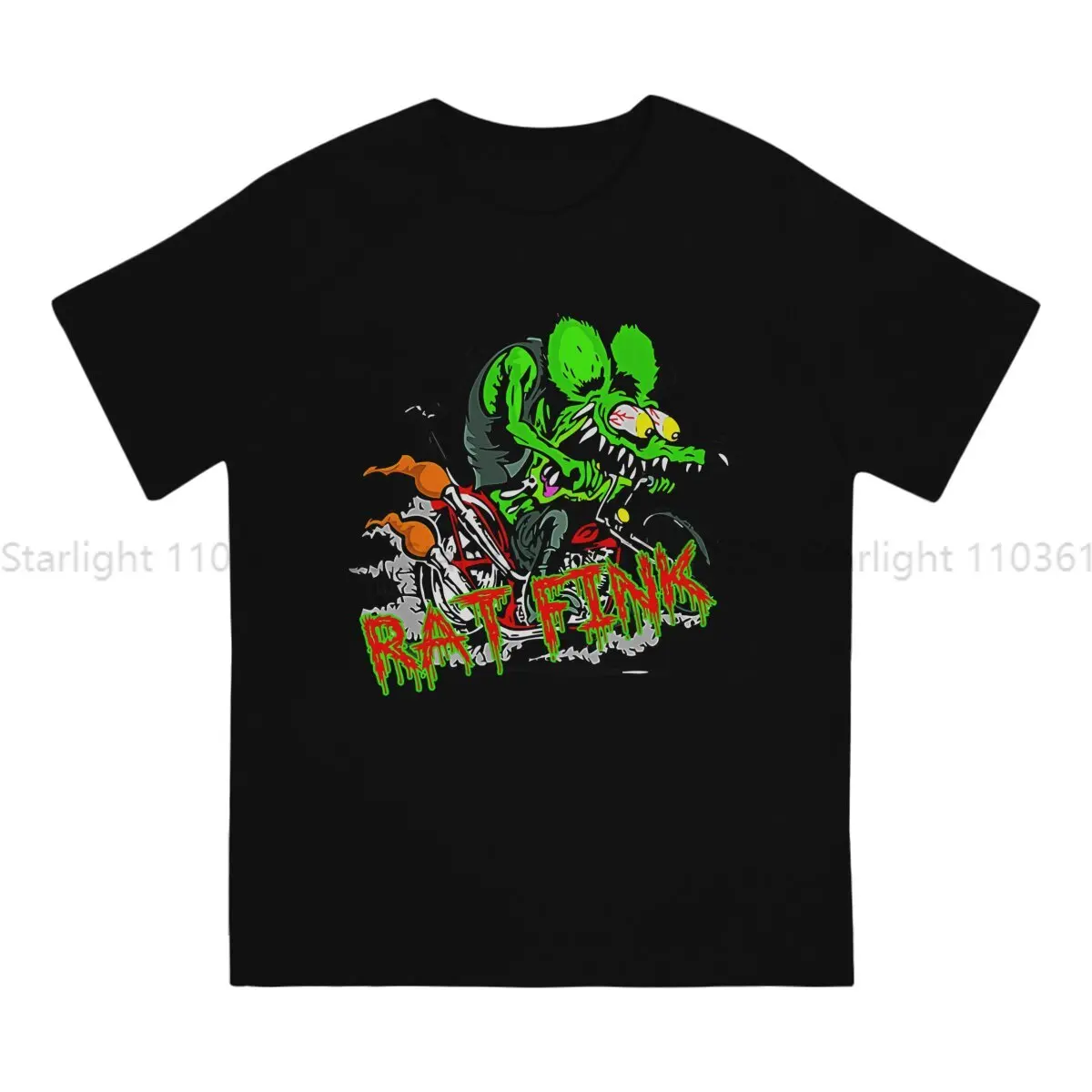 Newest TShirt for Men Rat Fink Round Collar T Shirt Distinctive Gift Tops