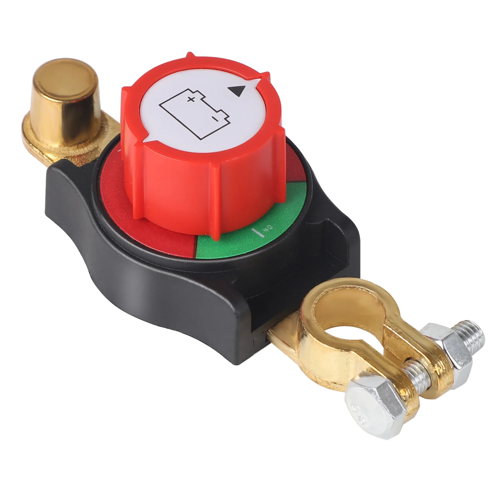 CNSPEED 12-48V 275A Top Post Battery Disconnect Kill Switch Negative Pole On/Off Heavy-Duty Isolator Switch For Car Camper Boat