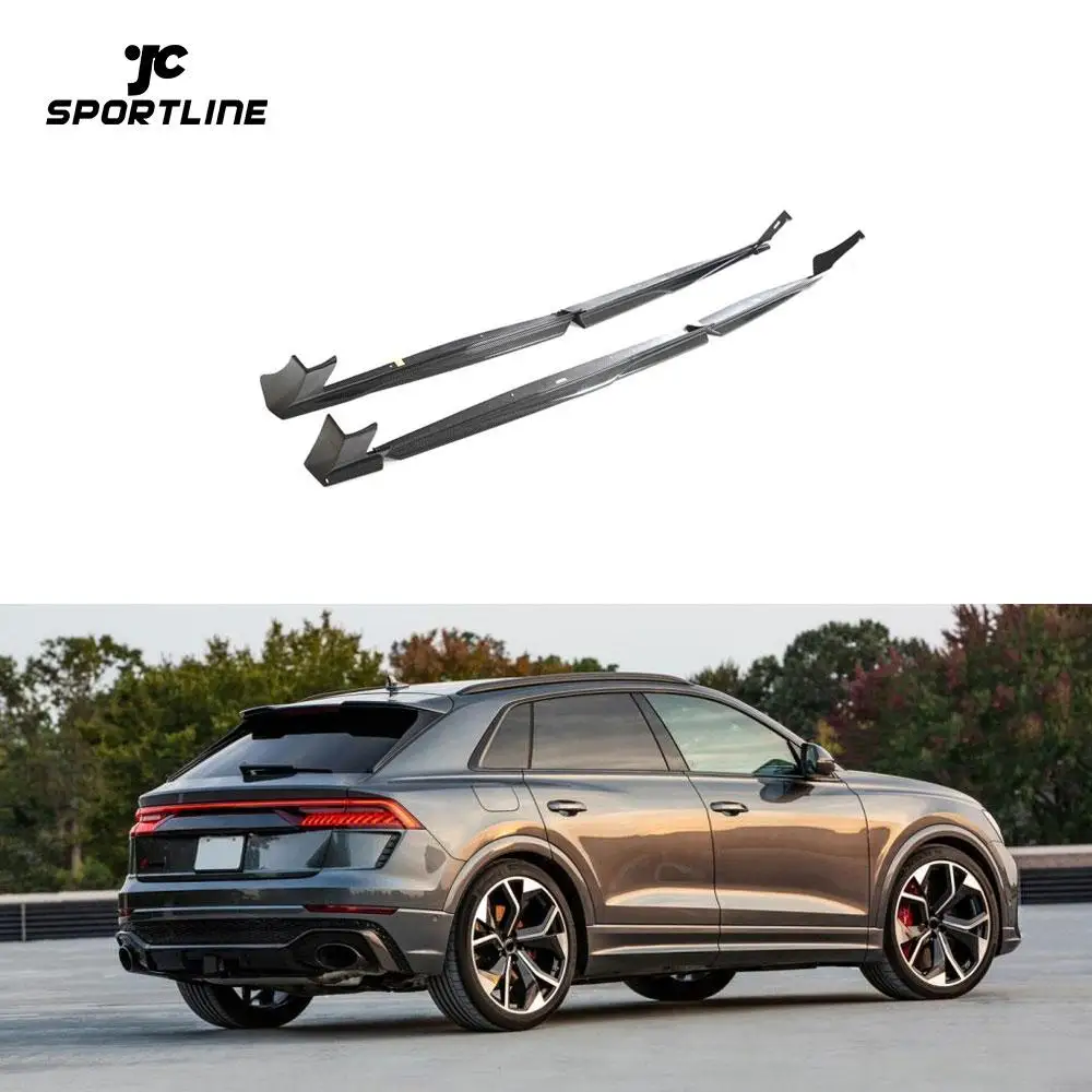 

Накладки на пороги из карбона Q8 для Audi RSQ8 2021-2023