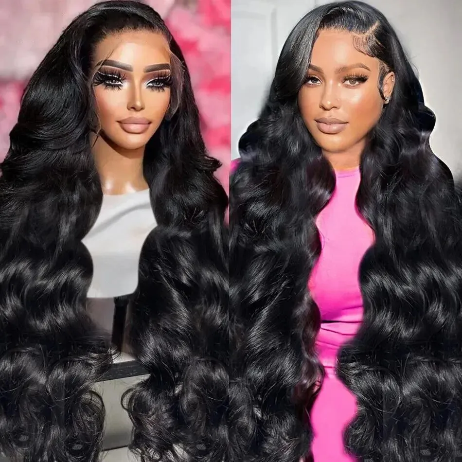 Cheap 30 32 34 36 38 Inch Body Wave Human Hair Wigs 13x6 HD Lace Frontal Wig 13x4 4x4 Closure Wig 360 Lace Frontal Wig