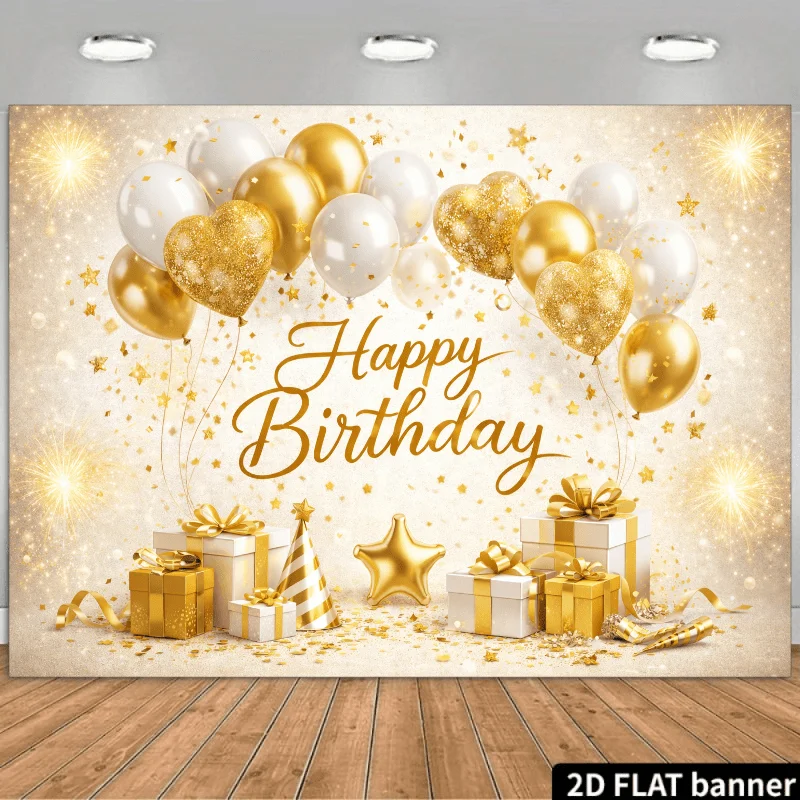 2D flat sparkling birthday the - Star Flat Back ulasan dan harga