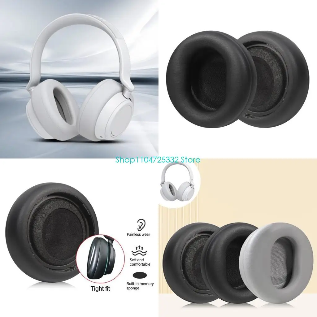 P5EA Soft Earpads Compatible for Headphones Wireless Headsets Earmuff Earpads