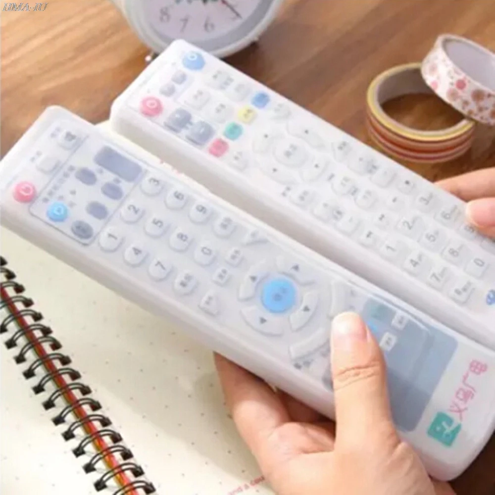 1pc Universal TV Air Condition Remote Controller Silicone Protector Case Cover Waterproof For