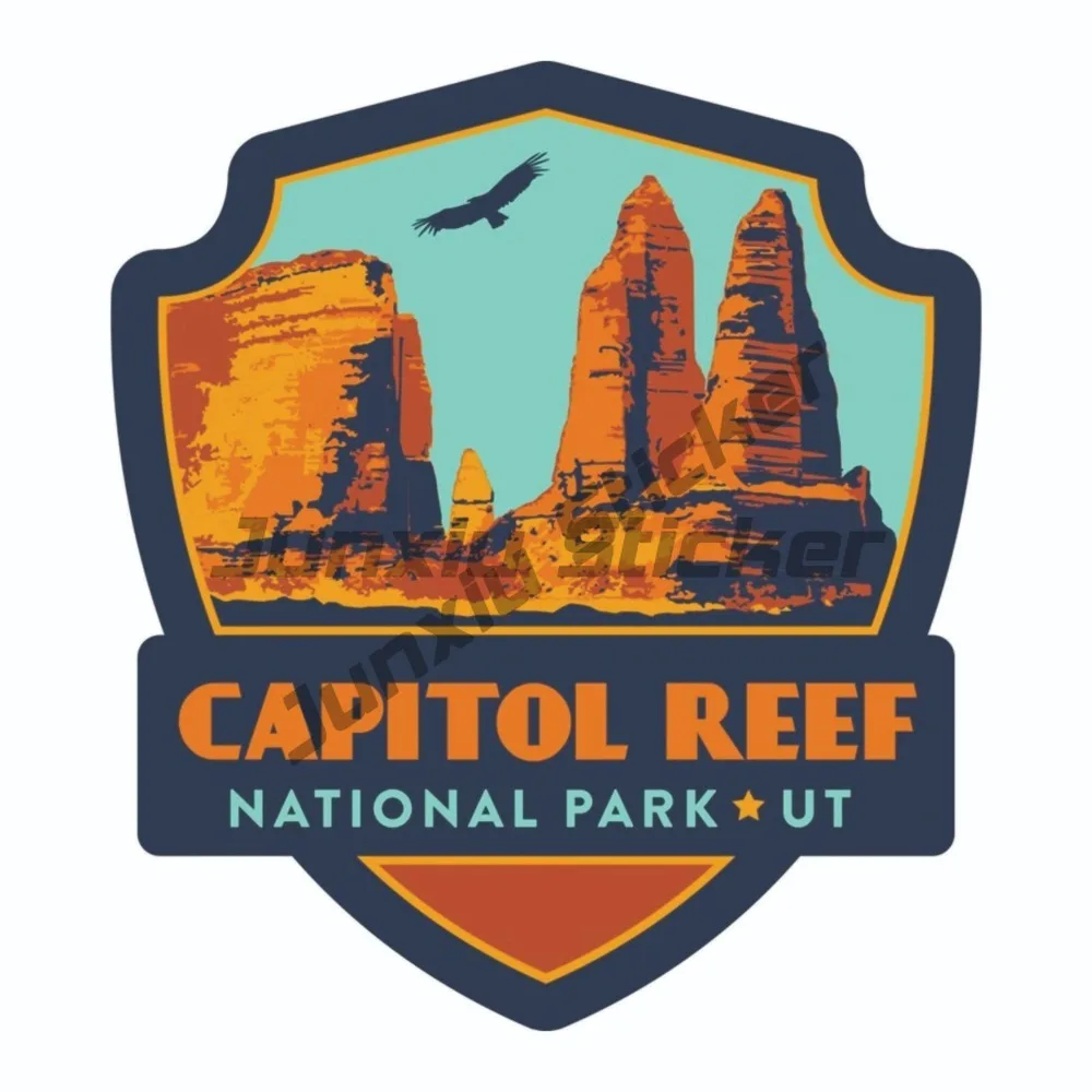 

Capitol Reef National Park Sticker Utah National Park Decal Scratch-Proof Decoration Funny Rv Suv Window Stickers