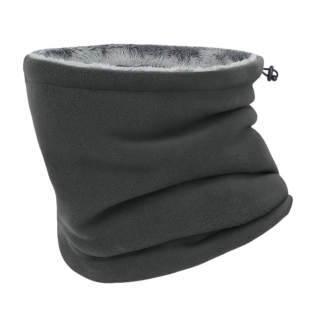 

Утепленный флисовый шарф-воротник для активного отдыха, ветрозащитный, с флисовой подкладкой, для велоспорта, имитация воротника