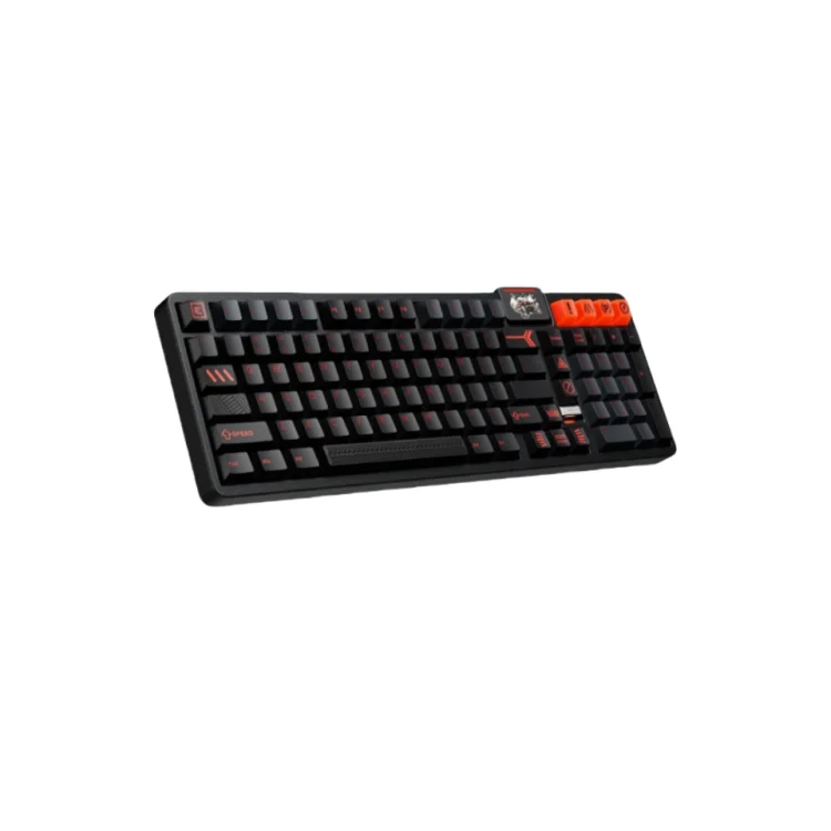 2024 New 2.4G BT Wireless Mechanical Keyboard Aluminium Alloy Three Mode RGB Gaming Keyboard with 100 Key