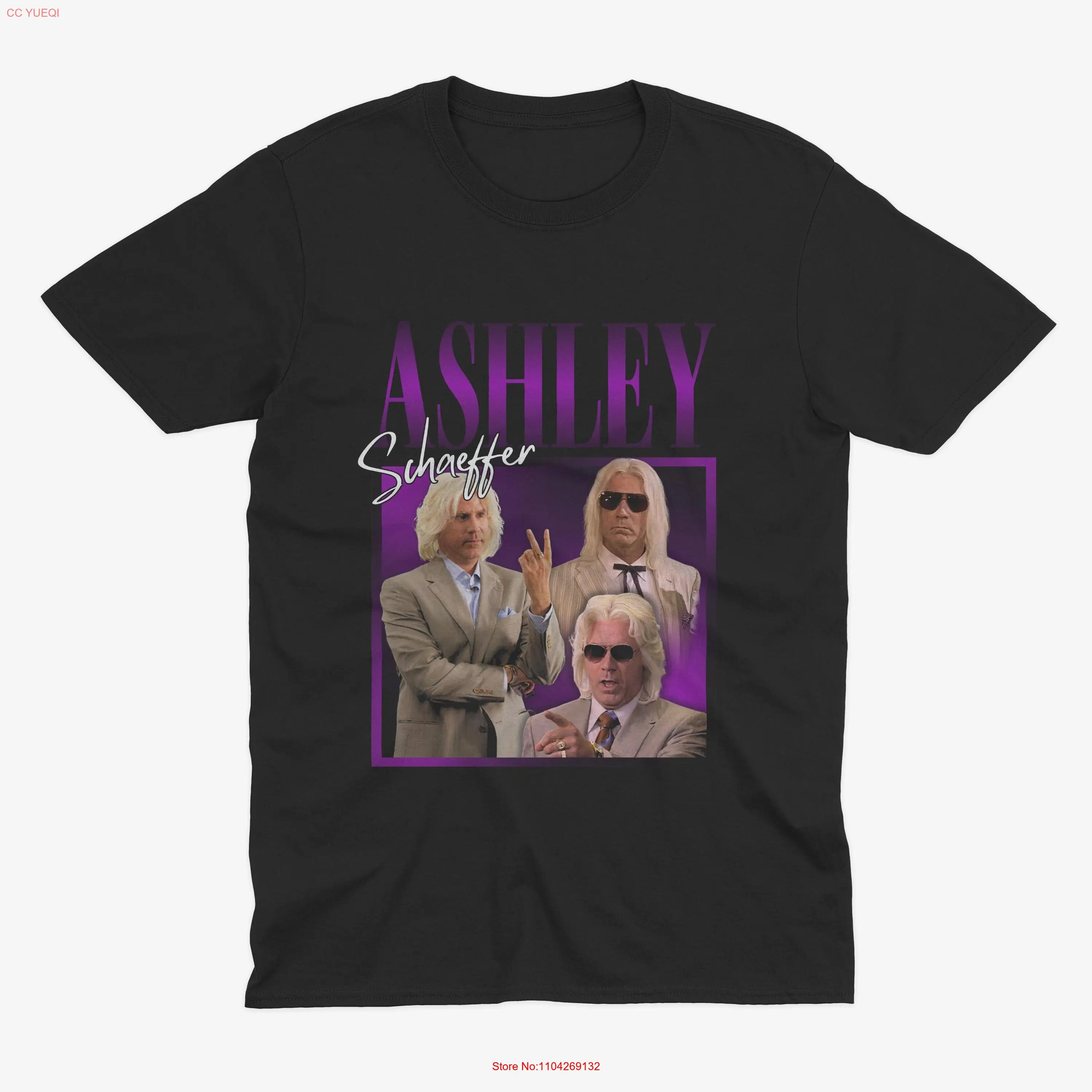 

Retro Ashley Schaeffer T Shirt Kenny Powers Pitching Caricature Funny Baseball long or short sleeves