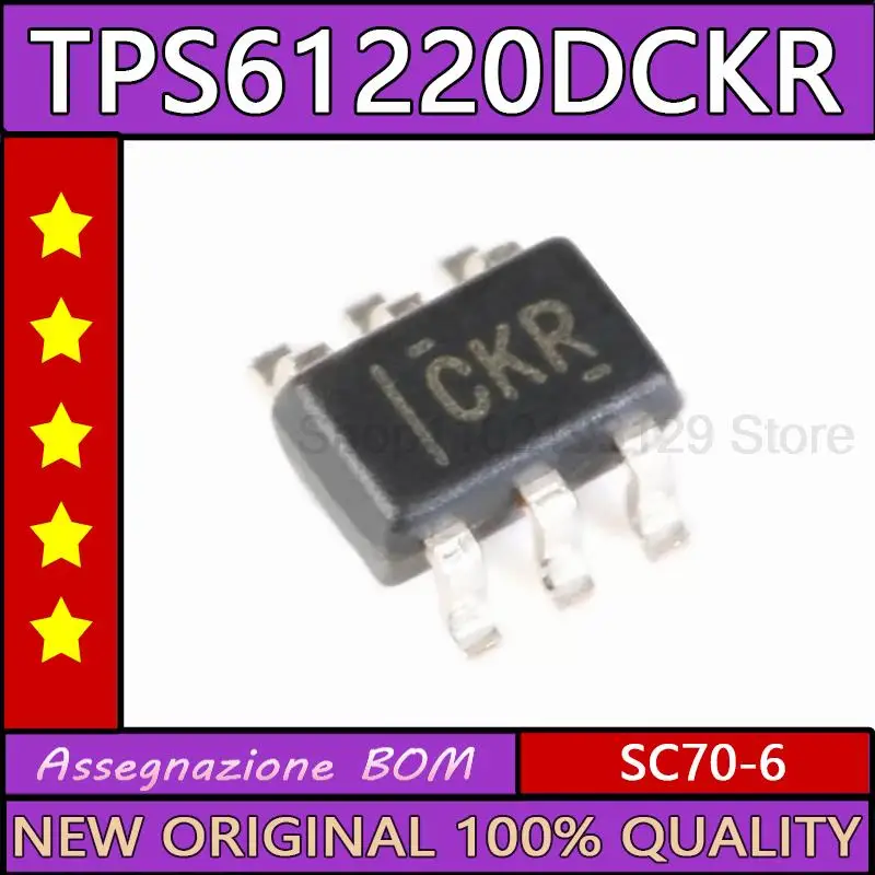 

10PCS TPS61220DCKR TPS61220 SC70-6 New original ic chip