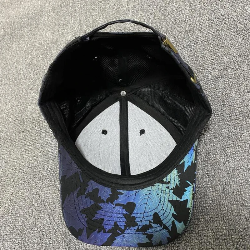 2024 neue Farbe Reflektierende Baseball Kappe Männer/Frauen Unisex Gedruckt Streetwear Harajuku Hip Hop Nacht Laufen Leucht Fluoreszierende hut – Detail 20