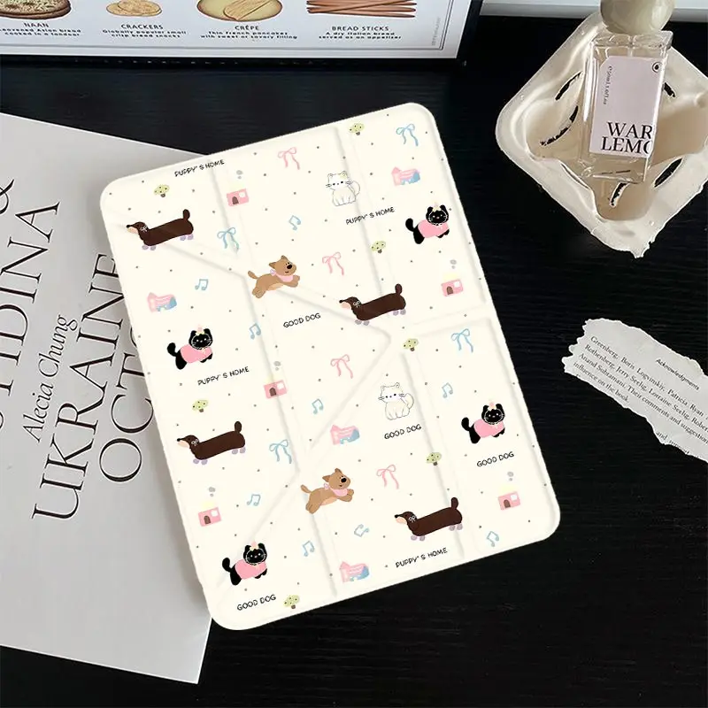 3+Y Multi-Angle Stand Cover for iPad A16 2025 11th Air11/13 IPad Mini6 8.3 air3 10.5 Pro 11 2020 iPad10.2 7/8/9th 4/5 10.9