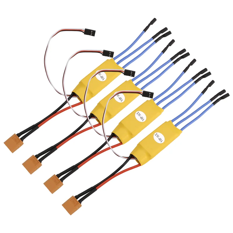 Contrôleur de vitesse de moteur RC sans balais WOTT-40A ESC BEC ESC t-rex F450 hélicoptère bateau XT60 pour petit Drone quadrirotor FPV F450