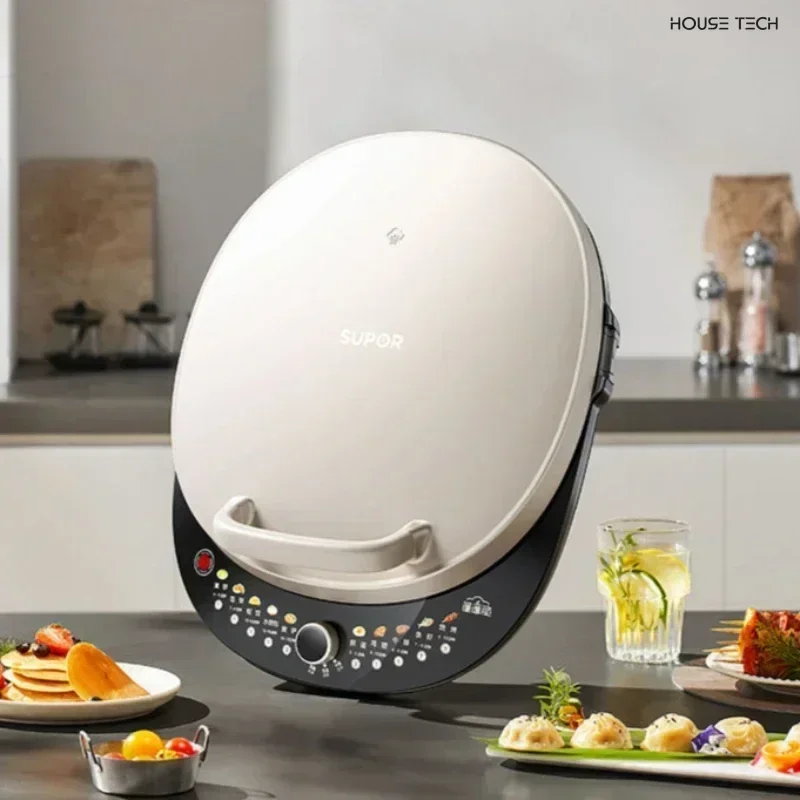 Electric Baking Pan New Dormitory  Knob Temperature Adjustment Double-sided Heating Pancake Pan Grill Machine Household