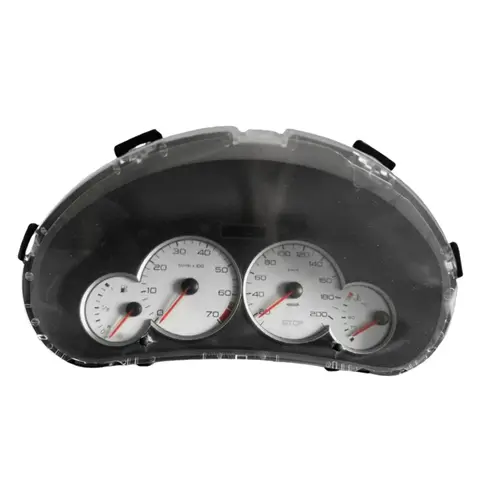 MT Car Fuel Instrument Cluster Assembly 9648837080 6104VG for Peugeot 206 2005-2008 Instrument Meter Dashboard Manual 8 best sales peugeot 206 cluster - №2