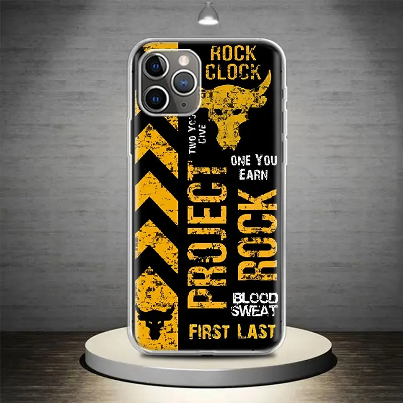 جراب هاتف Rock Dwayne Johnson Ua ، نمط ناعم ، غطاء لهاتف iPhone 14 ، 13 Pro ، 11 ، 15 ، Art ، 12 ، XR ، X ، XS Max ، 7 ، 8 ، 6S Plus ، SE