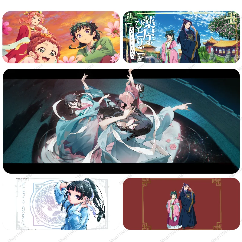 Apothecary Diaries Anime Mousepad Gaming Mouse pad Gamer Pc Accessories Deskmat Keyboard Mat Desk Protector Mause Pads