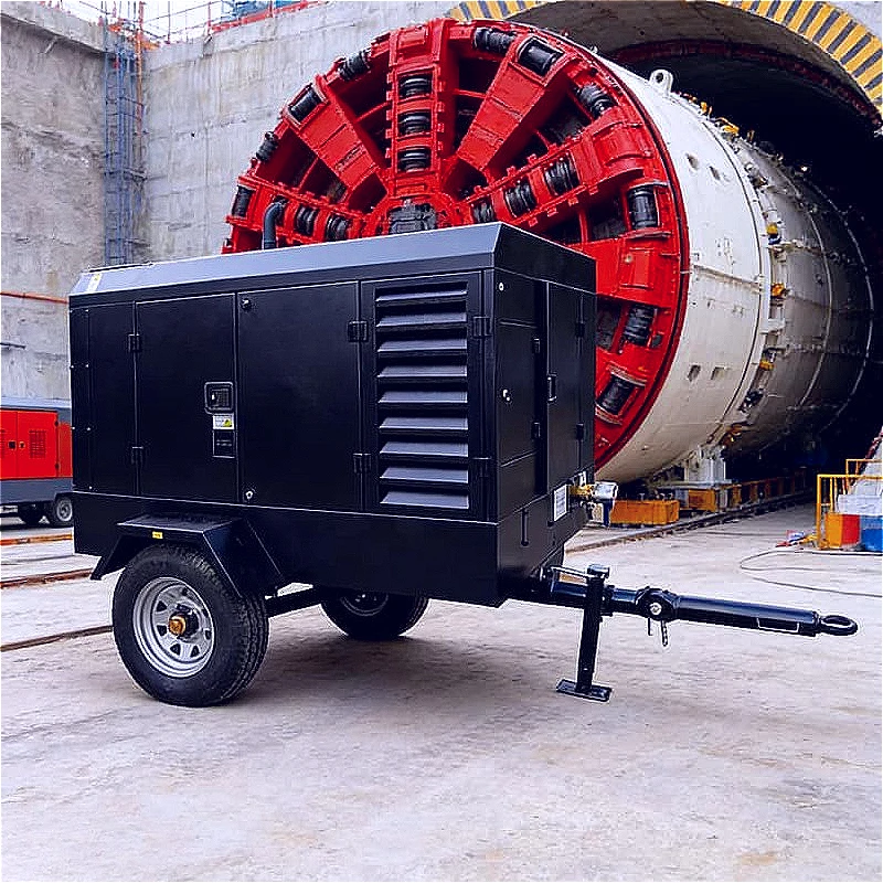 Factory Hot Sale Air Compressor 5HP 4KW 150L Direct Drive Silent Type for Car Detailing Center Tire Shop Air Tools Customized