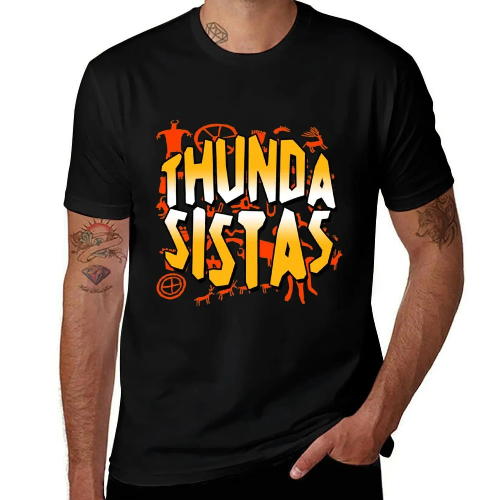

Thunda Sistas - Thunder Sisters from Croods A New Age T-Shirt man t shirt heavy cotton mens graphic t shirts T-Shirt