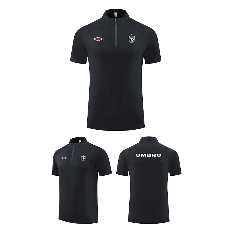 Polo Oficial UMBRO de Manga Corta, Nuevo Producto, Secado Rápido, Estilo con Estampado Reflectante - Camiseta Urbana para Hombre