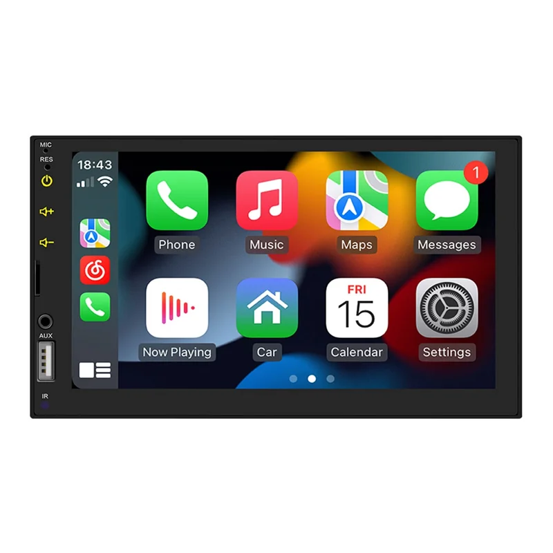 7Inch Car Touch Screen Wired CarPlay Android Auto Car Portable Radio Bluetooth MP5 FM Receiver Audio the Host