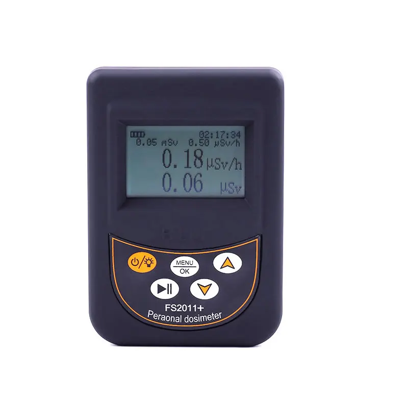 Professioneller FS2011+ Nuclear Radiation Detector CN/EN Dual Language Display Interface Personal Dosimeter