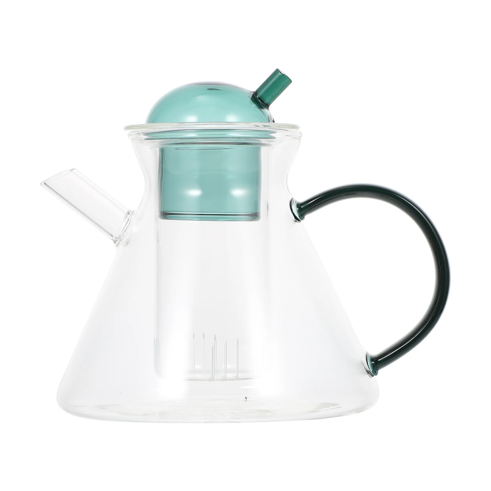 

1Pcs Nordic Glass Coffee Pot Heat Resistant Kettle Multi Functional Cold Brew Tea Pot Daily Use Coffee Kettle Multi-Functional