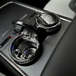 New car ashtray black mirror car ashtray push type for SCANIA auto parts