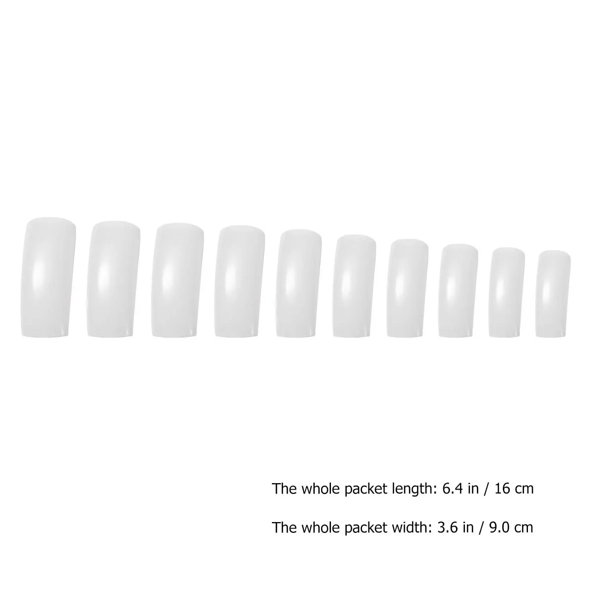 

1000Pcs False Nail Tips French Style Thick Durable Natural Transparent Colors Semi Stick Artificial Fingernails for Holiday