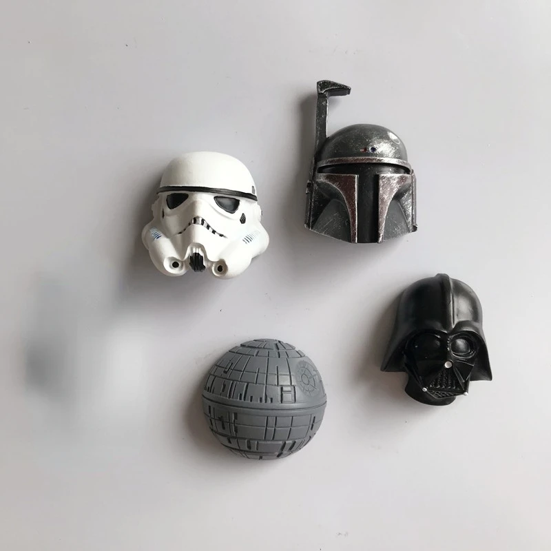 Star Wars Refrigerator Magnets 3D Anime Fridge Magnets Message Board Reminder Home Decoration Kitchen Magnetic Stickers Gifts