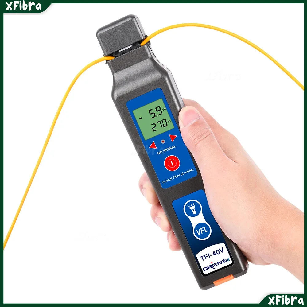 Orientek TFI-40 معرف الألياف البصرية الحية كاشف حركة المرور جهاز اختبار الألياف البصرية معرف الألياف