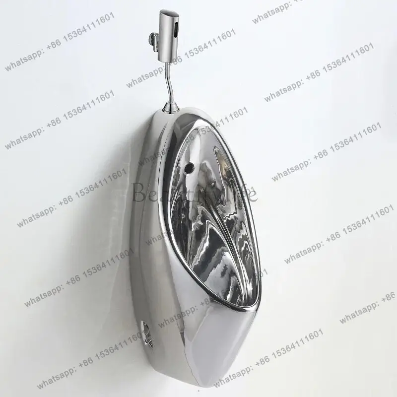 2026 Household silver urinal wall-mounted induction urinal