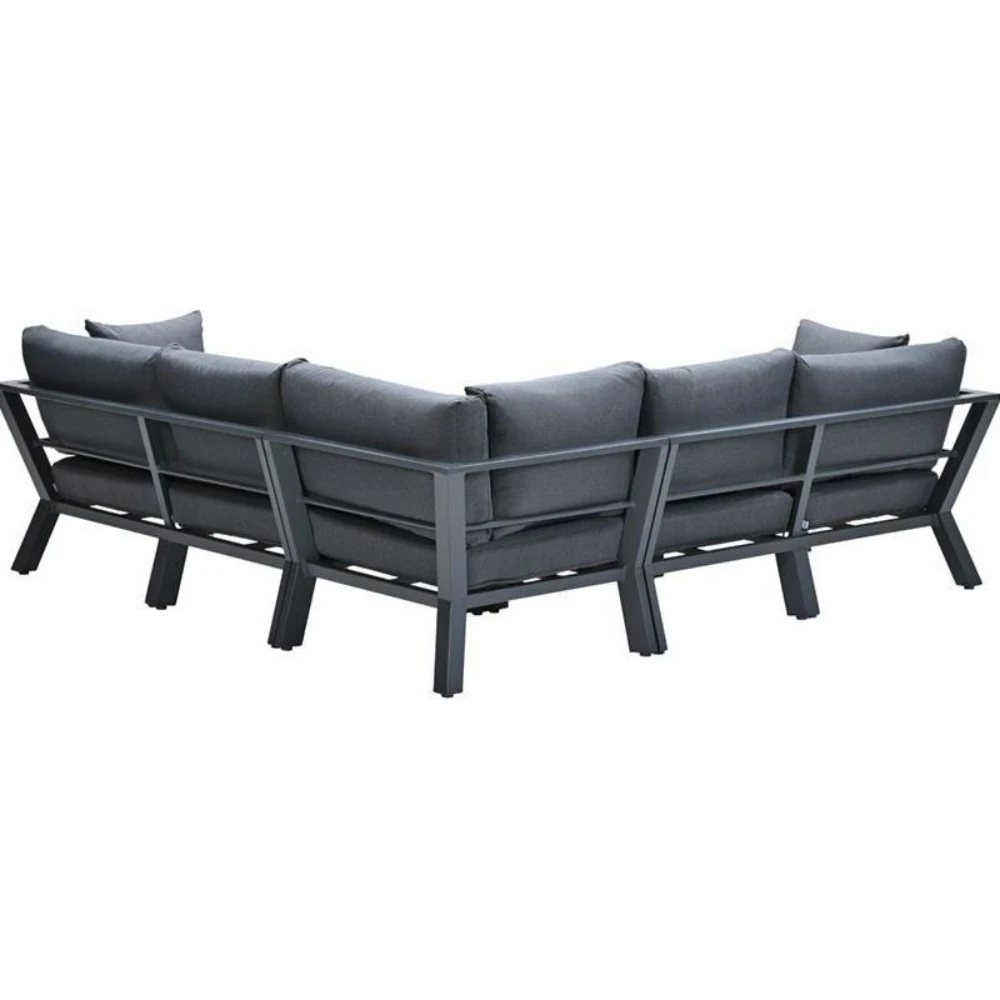 

Modern Outdoor Furniture Waterproof Rattan Aluminum Frame Patio Sectional Sofa Set for Garden Living Room Courtyard