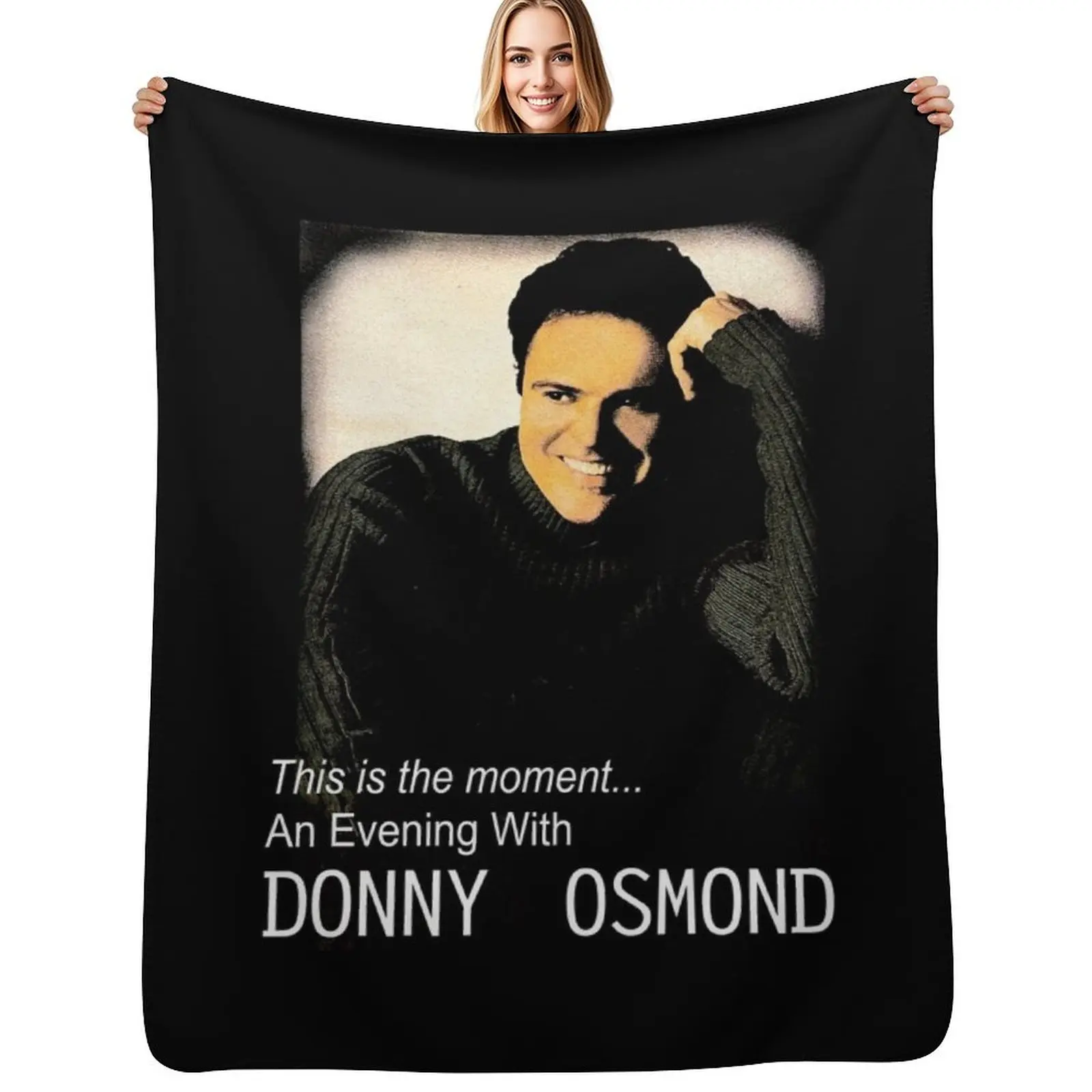 Vintage Donny Osmond. Throw Blanket For Baby anime Travel Sofas Luxury Thicken Winter beds Blankets