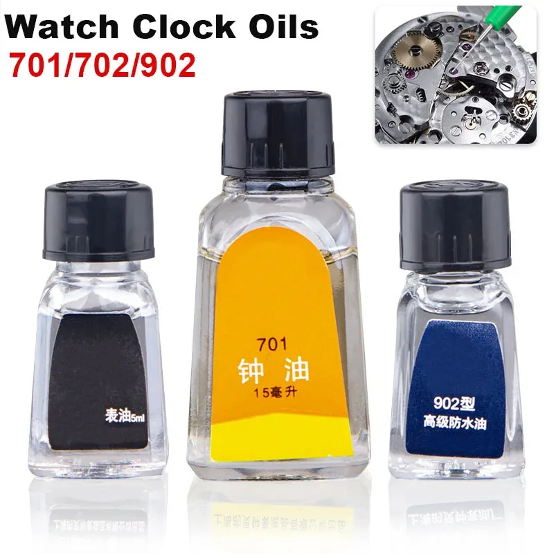 Watch Clock Oil 702 701 902 Waterproof Maintenance Lubricant Wristwatch Clock Professional Watch Part Repair Tool for Watchmaker