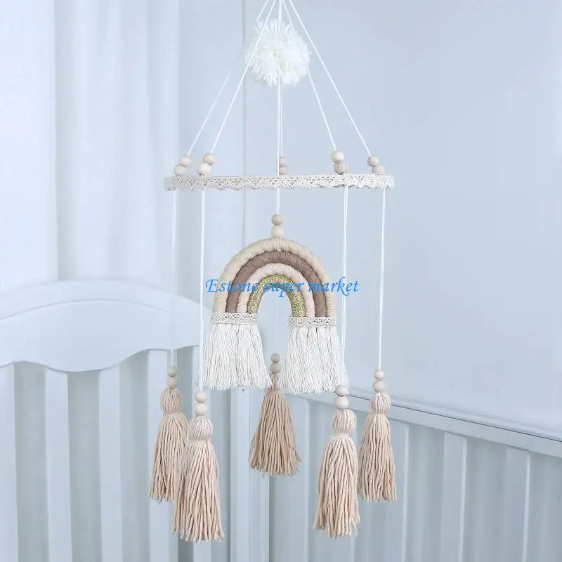 090B ผนังแขวนการตกแต่งมือเครื่องประดับทำด้วยมือทอศิลปะผนังสำหรับห้องนอนเด็กบ้านเด็กเด็กห้องพักบ้านตกแต่งบ้าน