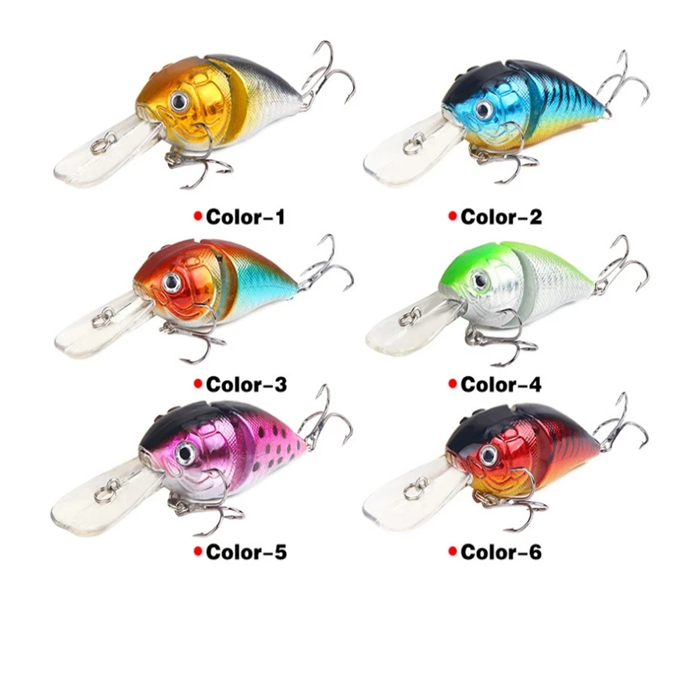 1PC Crankbait 14.2g 8.5cm Swim Crank Hard Bait For Bass Pike Fishing Lure Fishing Wobblers Tackle Pesca 3D Eyes