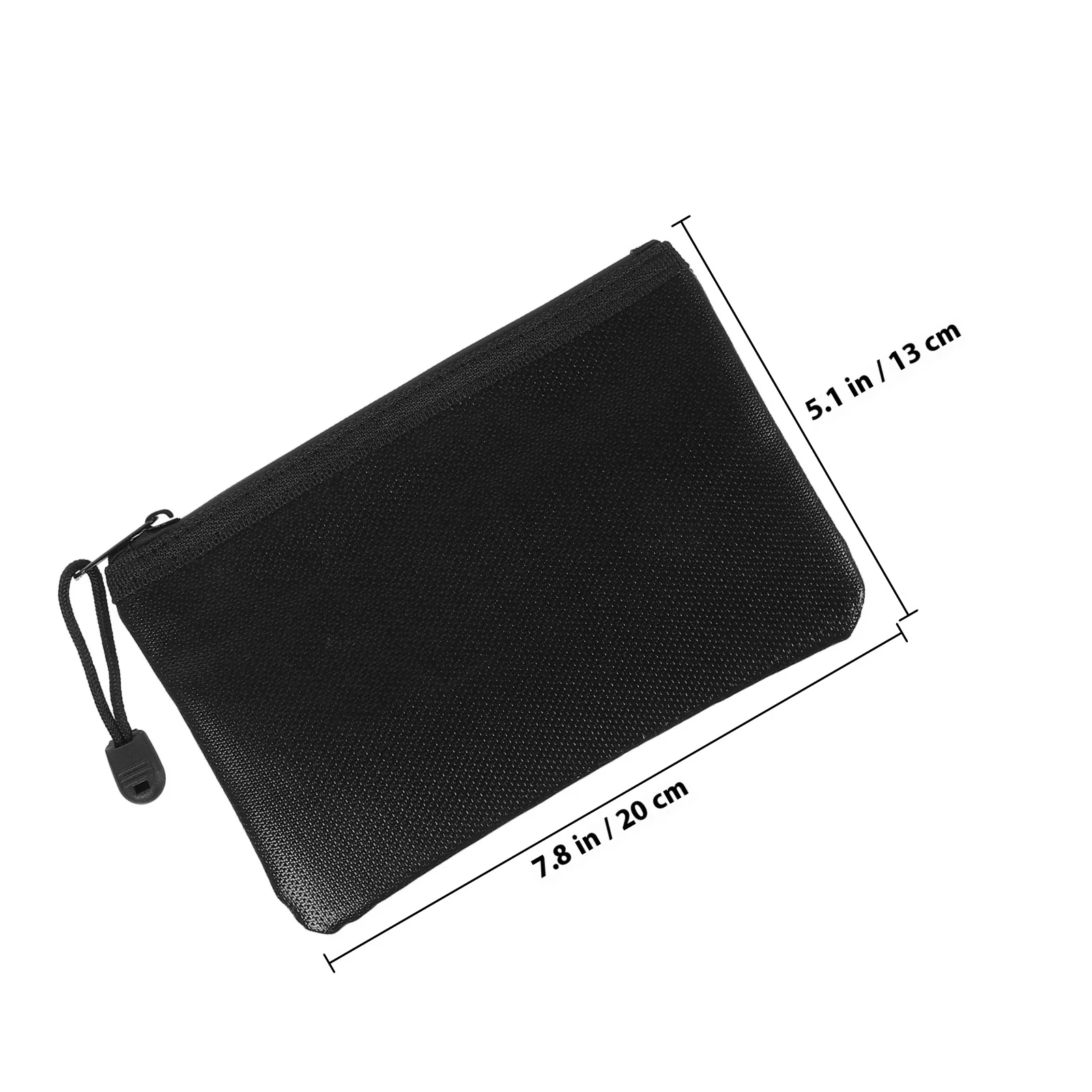 2 Buah Tas Arsip Tahan Api Pengatur Dokumen Pencegah Air Tempat Arsip Portabel Beritsleting untuk Kwitansi Tagihan dan Kertas Penting