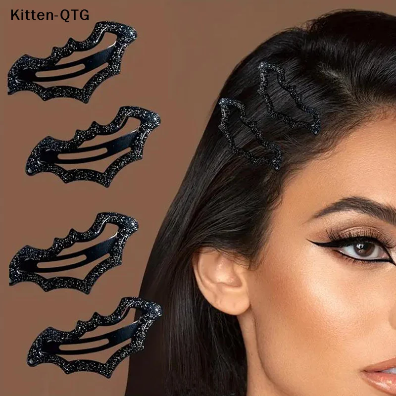 Women'S Essential Accessories - * 10 ชิ้น ชุดกิ๊บติดผมรูปค้างคาวฮาโลวีน หลากสี น่ารัก