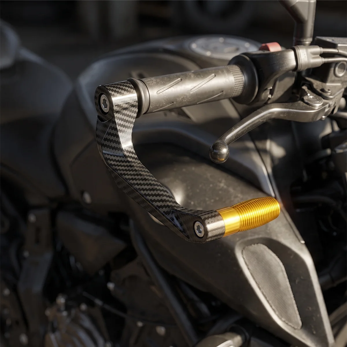 Motorcycle Die-casting Aluminum Alloy Handlebar Brake Clutch Lever Hand Guard Protector Modification Accessories Handguard