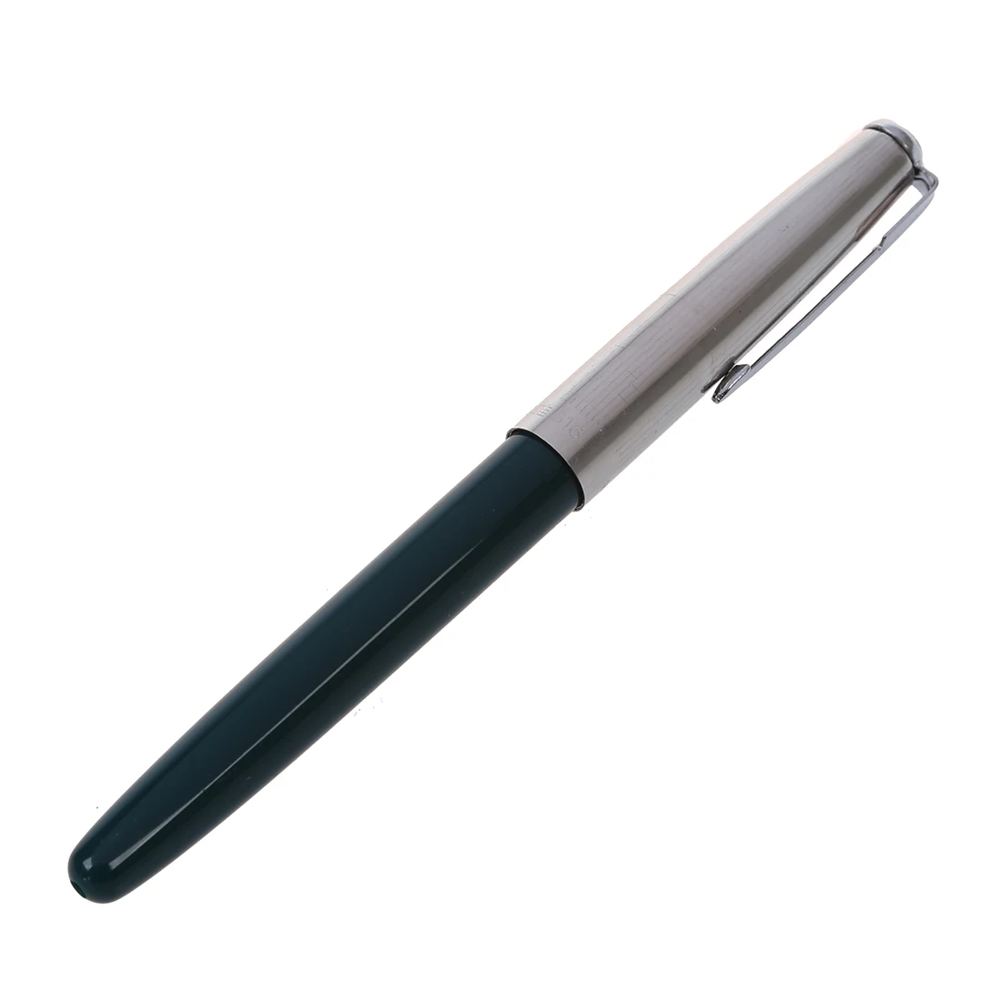 【2026 TOP Global】616 Fountain Pen Hooded Silver Nib Green Small Vintage