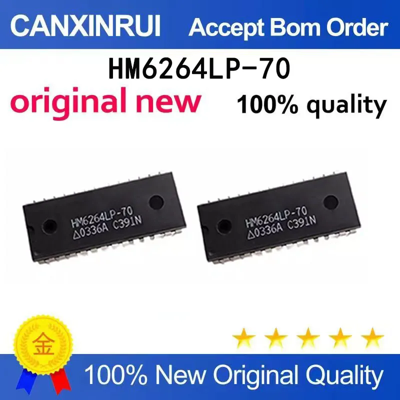 

(5-100 шт.) Совершенно новый оригинальный чип памяти HM6264LP-70 HM6264LP IC DIP-28 в наличии.