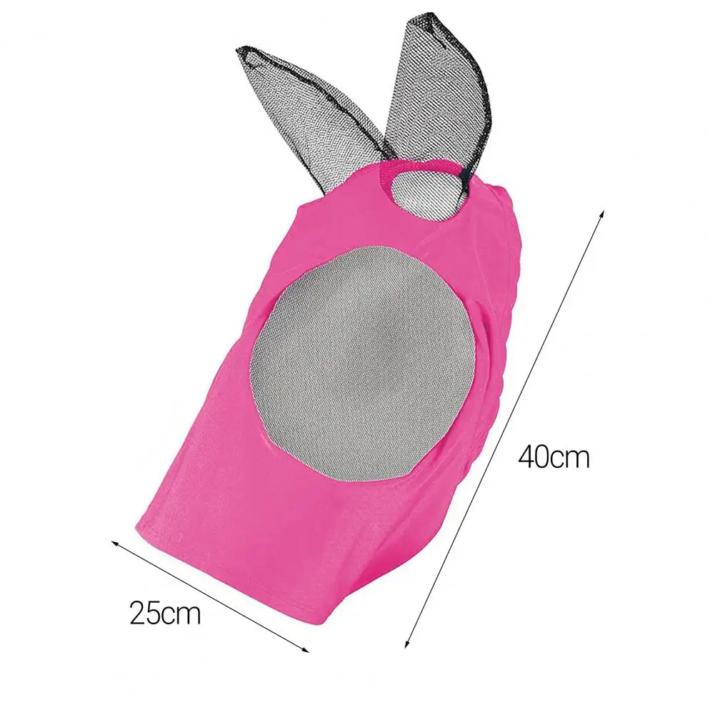 Mesh Face Cover Nylon Animal Face Cover Convenient Sturdy  Fashion Horse Wear Decoration Face Cover