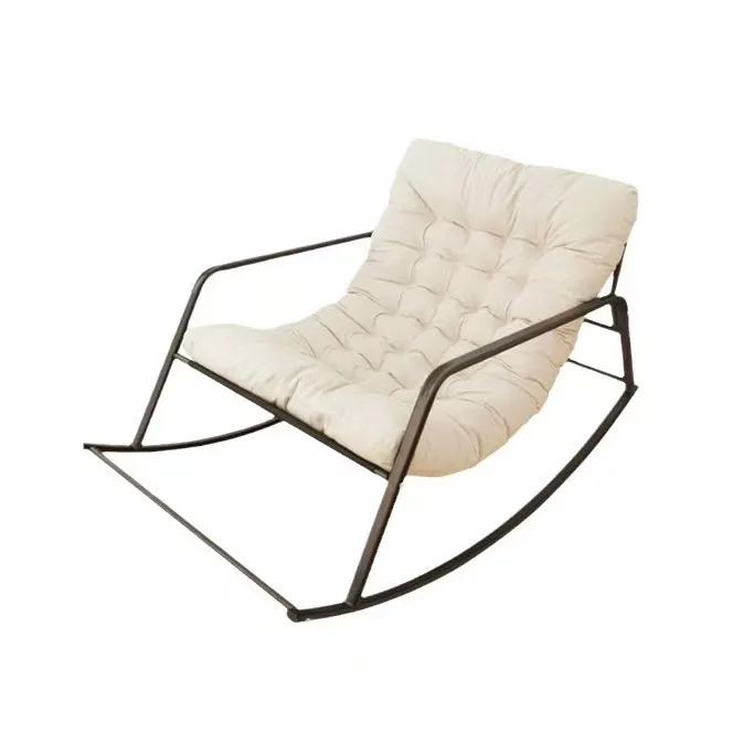 LMM Double Fixed Rocking Chair Balcony Home Leisure Adult Sleeping Chair