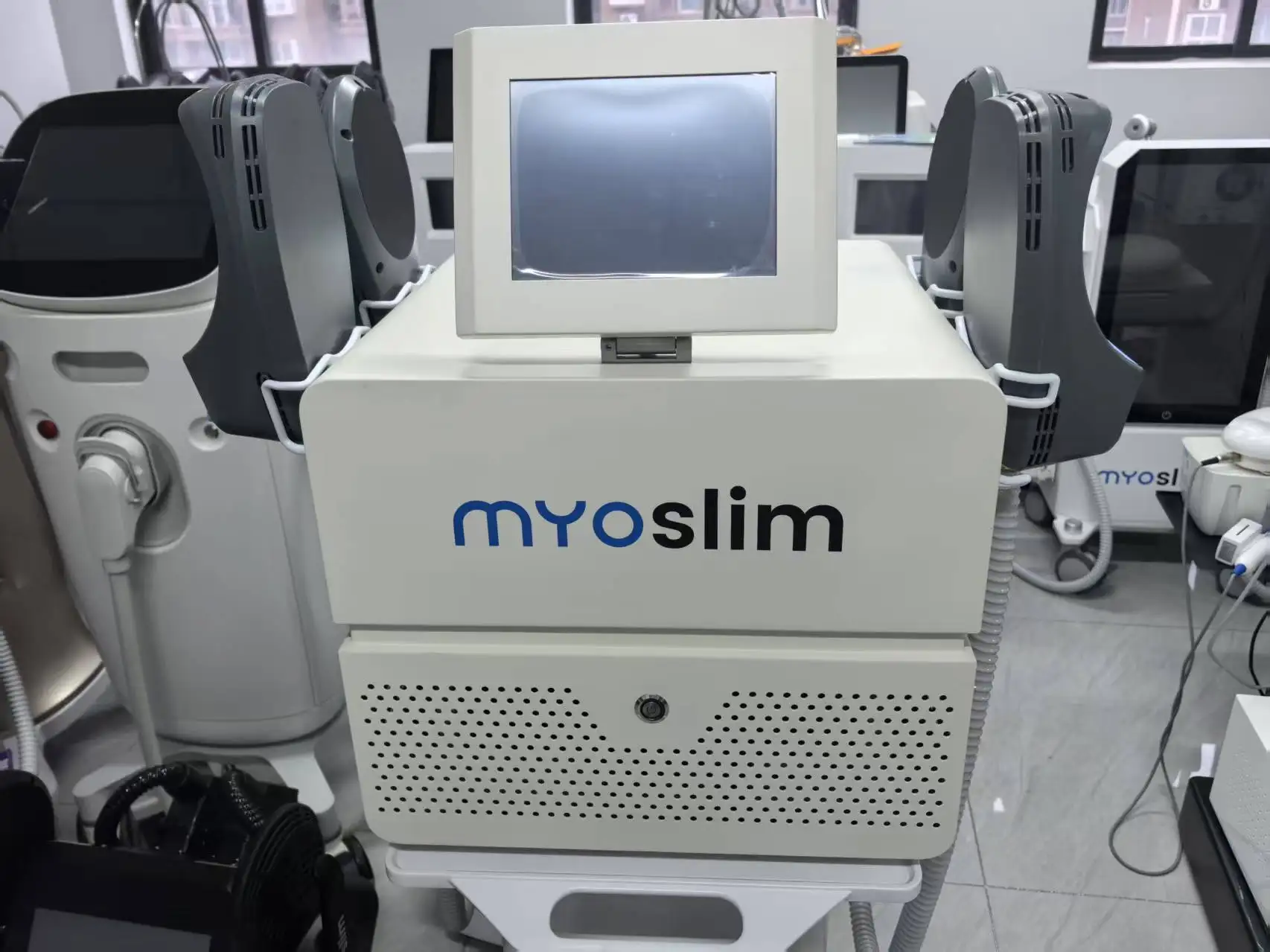 آلات الترددات اللاسلكية 6500 واط EMS الجسم التخسيس نوفا حرق الدهون نحت العضلات الكهرومغناطيسية تحفيز الأرداف التنغيم #5