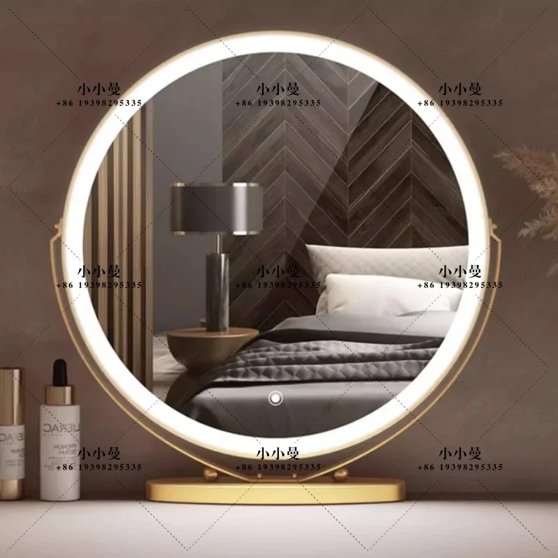 Modern Lamp Light makeup mirror Room decoration Table vanity mirror Decorative Mirrors with light Home decor bathroom decor