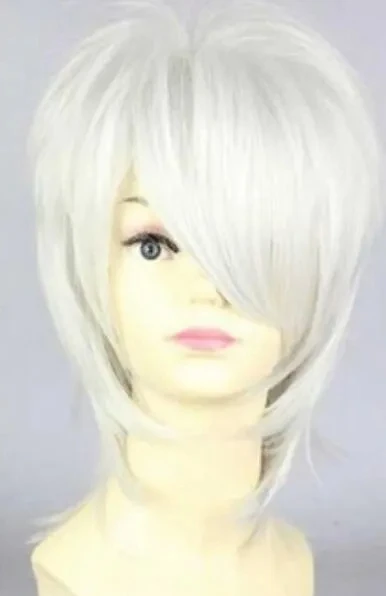 Aizawa Kouichi Role Heat Resistant Short Grey silvery Anime Cosplay Hair Wig